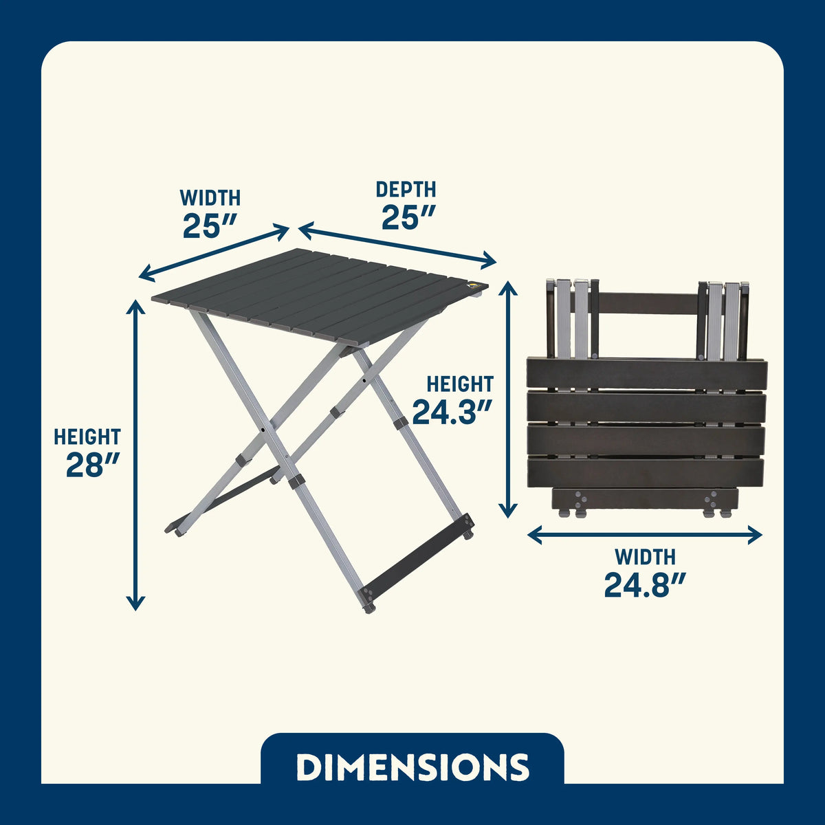Compact Camp Table 25™